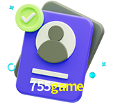 Tornar-se um membro do 755game é muito simples
